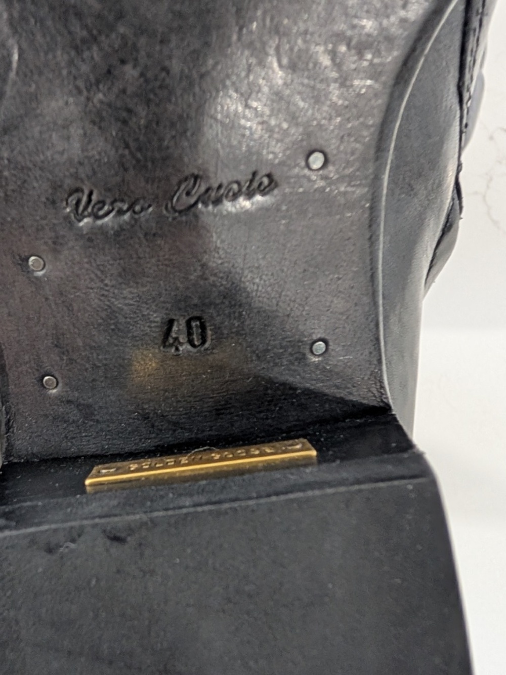 GOLDEN GOOSE Debbie Black Leather Western Ankle Boots Size 40 NWB Made In Italy - Picture 13 of 16